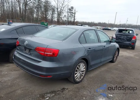 2015 Volkswagen Jetta 2.0L S from USA, damaged, VIN 3VW2K7AJ4FM284349